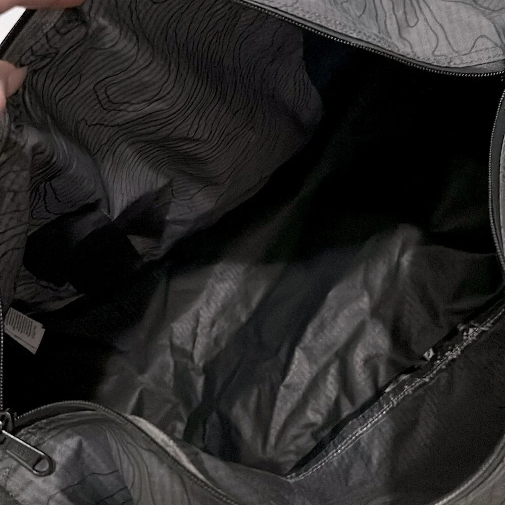 VANS X NATHAN FLORENCE Mala Duffle Vans Collab Nathan Florence Asphalt Black EUC